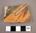 Potsherd showing corn ?