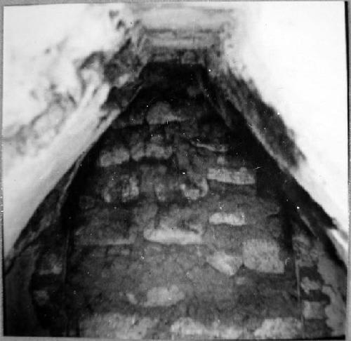 Burial vault of Burial 29, upper part of West wall