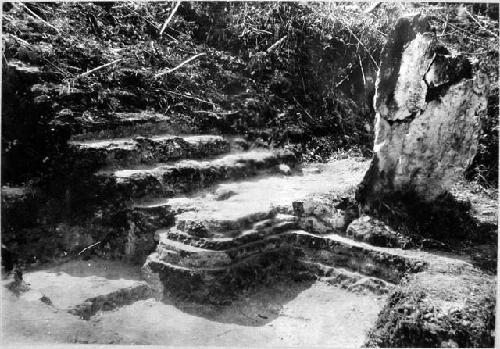 East trench and Stela 19 and floors, E. group Plaza