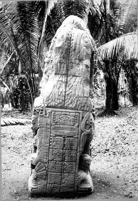 Stela K, north side