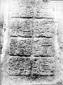 Stela C, right side glyphs