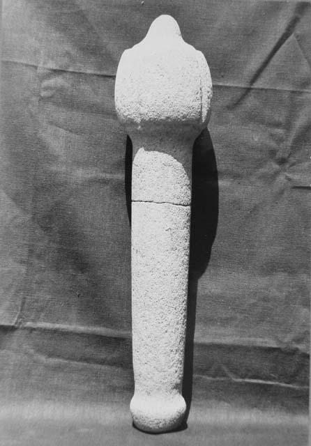 Stone baton from burial