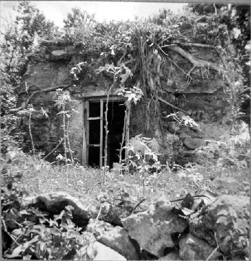 Main temple at El Cedral - now converted into a jail