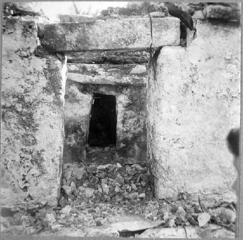 Temple at AK- showing outer doorway to doorway of inner room