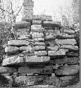 Str. 1-Colonnaded Palace- terrace walls of primary unit on North side