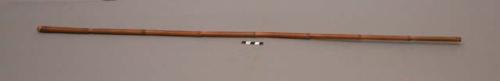 Pointed wooden spear - large point attached to smaller point