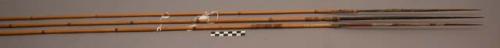 Decorated arrows, decorated palm wood tips