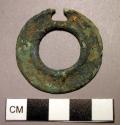 Pendant, disk-shaped