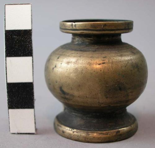 Brass ink pot