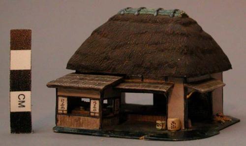 Ceramic model of a shop