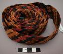 Turban band of wool in diagonal weave