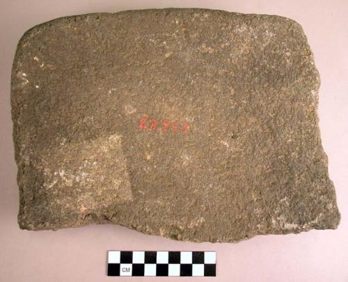 Stone metate fragment