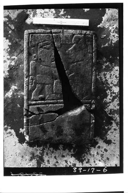 Carved stone from Tierra Fria.