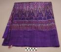 Ikat pasin or skirt, chiefly purples