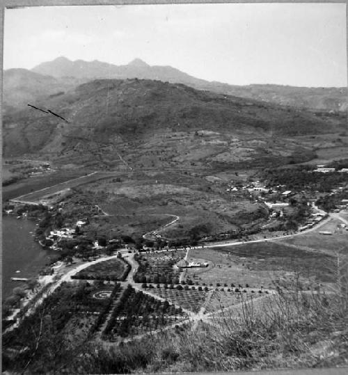 Environment of ruins of Calderas & Amatitlan 97 - looking S.E.- Calderas on edge