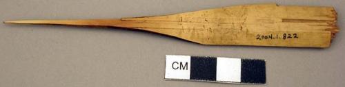 Spear fragment, reed fragment with pointed end