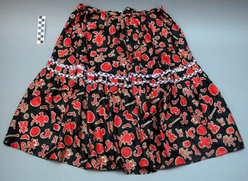 Woman's cotton skirt - belongs with blouse 30/7075