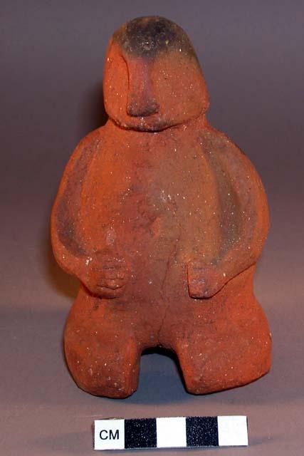 Terra cotta effigy of man