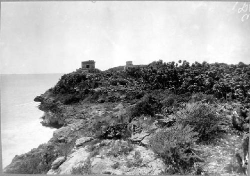 Castillo and Temple 45, from North