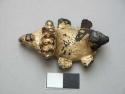 Gold plated copper zoomorphic figurine