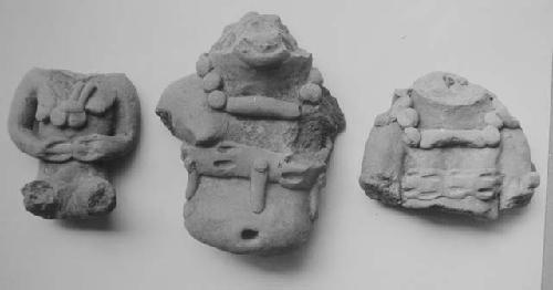 Figurine torsos (3)