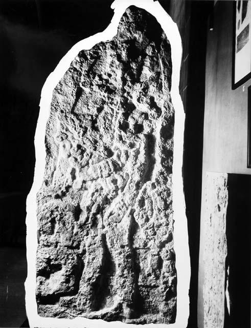 Stela 9, front (cast)