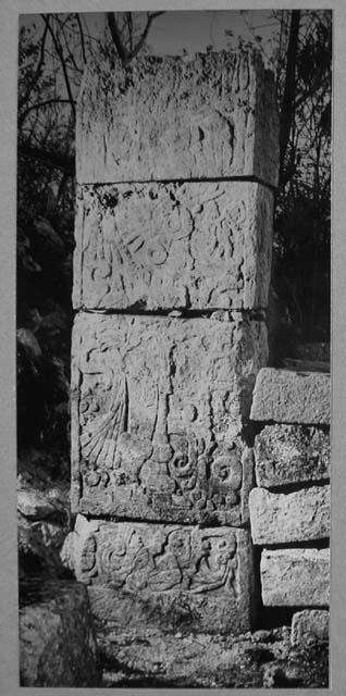 4B1. N side of S column.