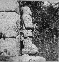 2C1. 4 views of a small statue found near the base of the column.