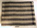 Woman's rebozo, or shawl - black & white cloth