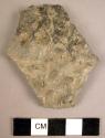 Corrugated potsherd--grey ware