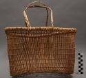 Wicker baskets, twined weaving