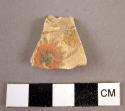 Potsherd showing flower