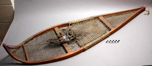 Porteur or voyageur Indian snow shoes