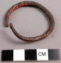 Small twisted iron bracelet