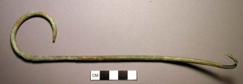 Pin, shepherd's crook