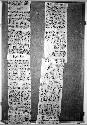 Stela 10, l. + r. top (rubbing)