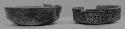 Black-brown coarse-incised bowls(2)