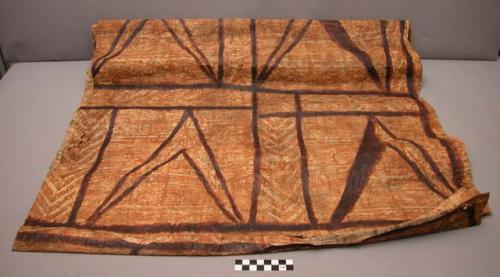 Large piece of tapa cloth