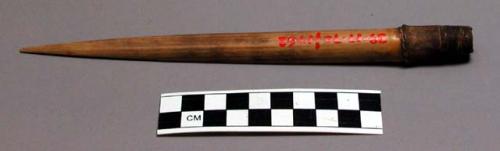 Bamboo arrow blade (contained in basket no. 39-1770/1454)