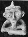 Male, bearded figurine from Pit #1, Finca Las Charcas