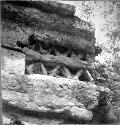 Detail of Sculptural ornamentation temple of Las Grecas