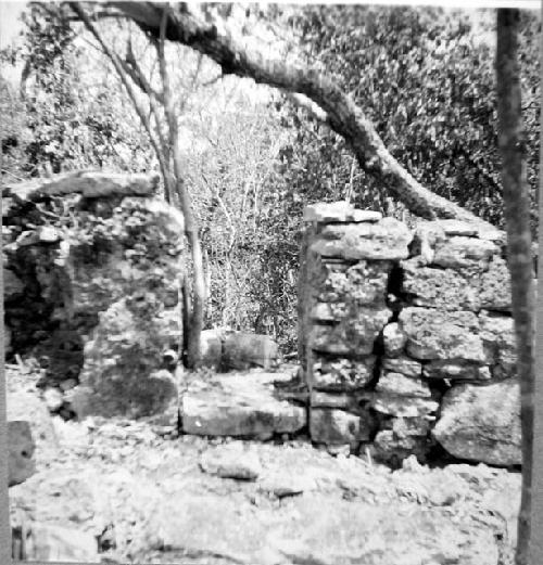 Doorway - temple 4 with altar in background