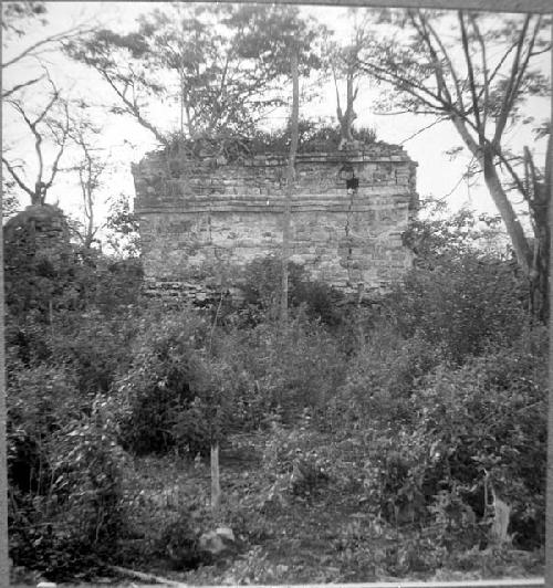 Back of classic temple at San Gervasio