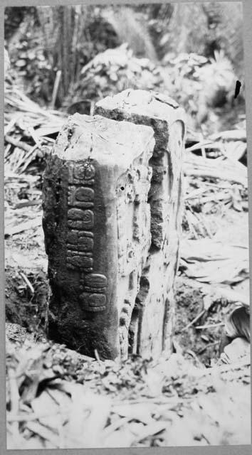 Stela I, left