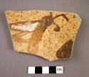 Zoomorphic potsherd (moth)