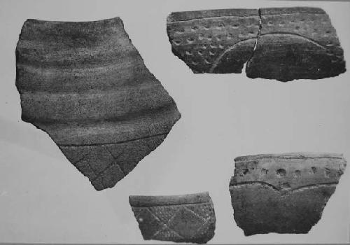 Light Gray ware sherds, Las Charcas Phase