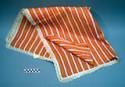 Orange, red, white striped kerchief - part of costume 3001-3004
