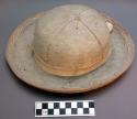 Typical hat worn in many villages. 30 cm. dia., 10 cm. height.