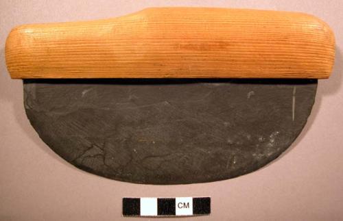 Chopping knife of slate; fish knife