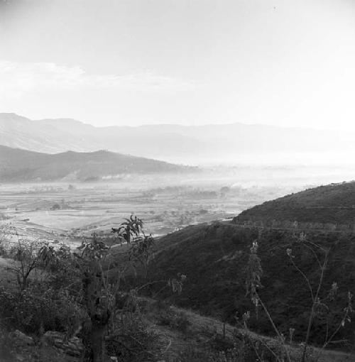 Landscape at Monte Alban